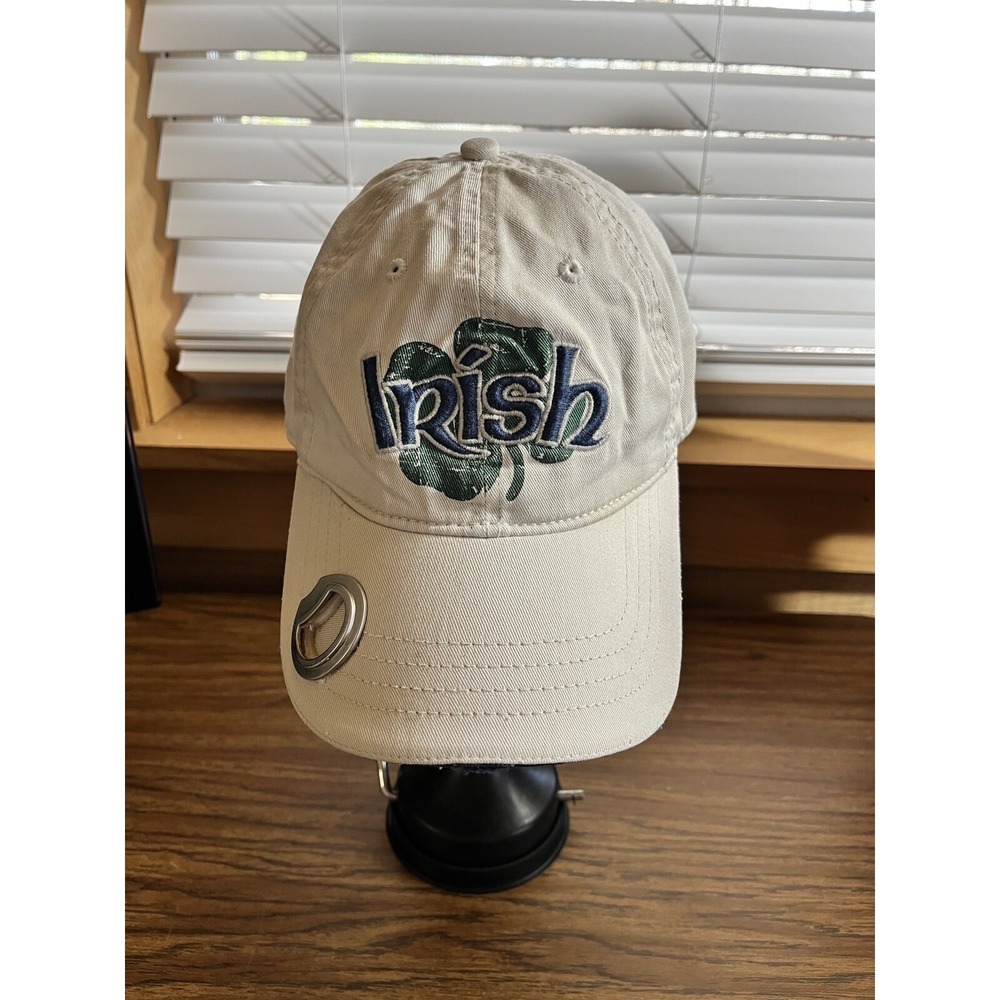 St.Patty's Day Embroidered Irish Drinking Cap  With Bottle Opener NWOT Adj. Back